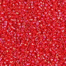 Miyuki delica beads 15/0 - Opaque light siam ab DBS-159